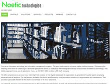 Tablet Screenshot of noeticindia.com